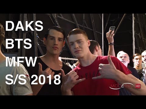 DAKS | SPRING SUMMER 2018 BACKSTAGE PREVIEW | HD