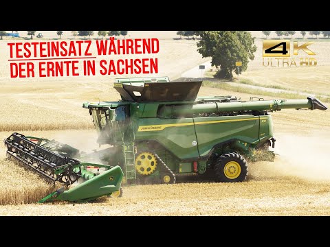 Test-Drive: John Deere X9 Mähdrescher | 12,20 Meter Schneidwerk 😮