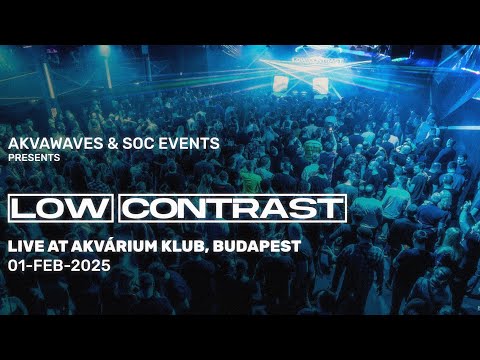 Low Contrast - Live @ Akvárium Klub, Budapest 01. Feb. 2025