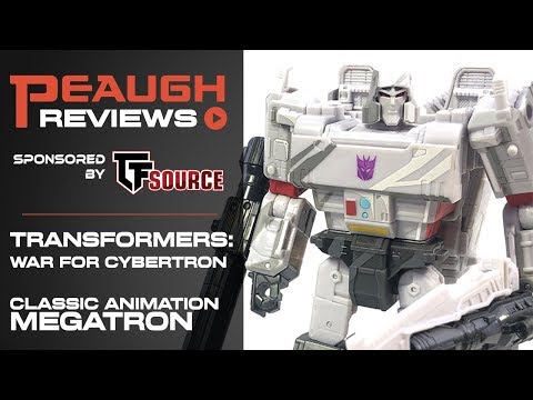 Video Review: Transformers: War for Cybertron SIEGE - Classic Animation MEGATRON (35th Anniversary)