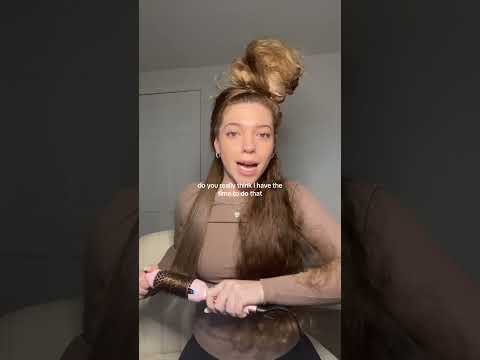 Thermal brush blowout hairstyle #hair #blowout #thermalbrush #hairtutorial #hairstyle #haircare