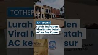 Viral Proposal Minta Jatah AC dari Kantor Kelurahan Jatiraden ke Bos Kasur, Lurah Langsung Disanksi