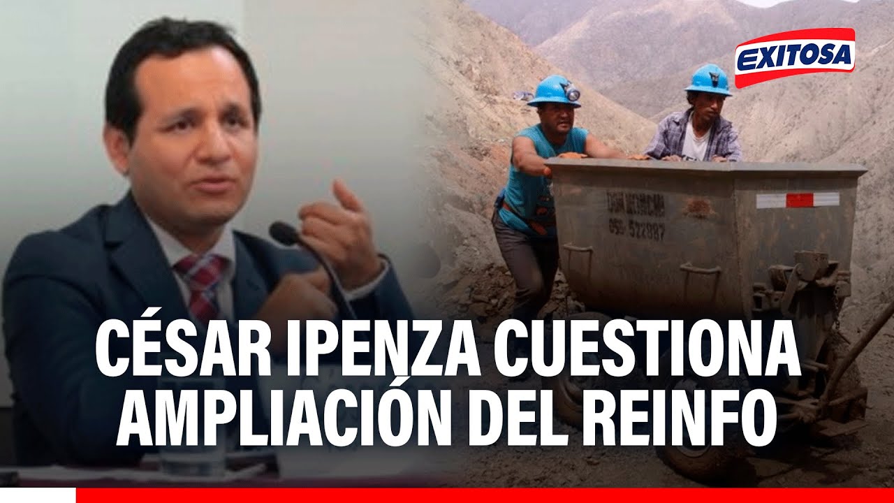 🔴🔵 César Ipenza cuestiona ampliación del REINFO hasta el 31 de diciembre