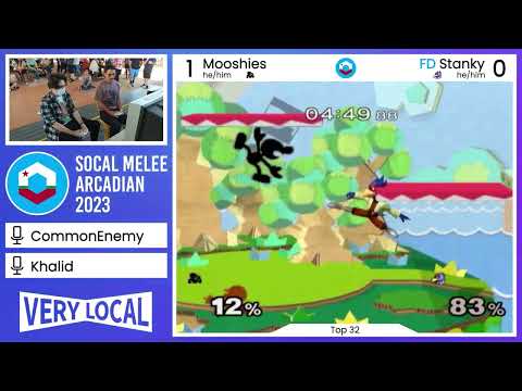 SoCal Melee Arcadian 2023 - Mooshies (G&W) vs. Stanky (Falco) -  Losers Top 32