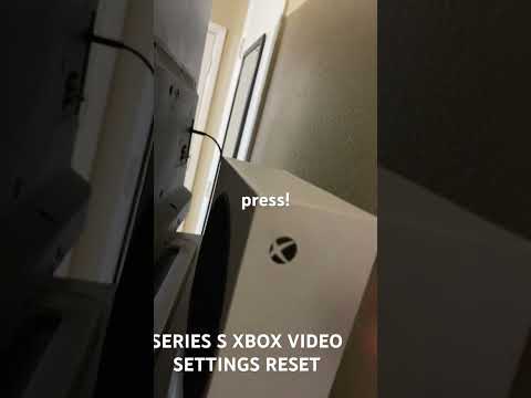 Xbox Series S Digital - Restarting Video Settings - Black Screen
