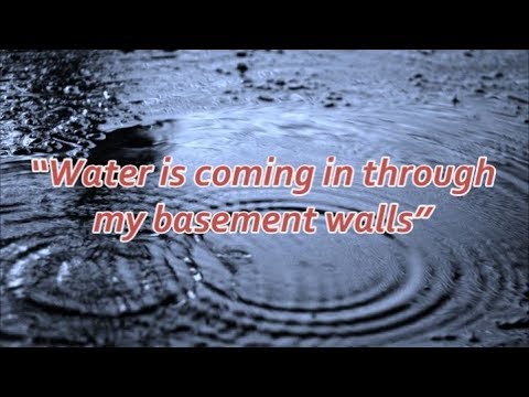 Water Coming Through Basement Walls - Basement Waterproofing in Petersburg, VA