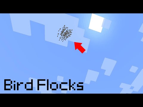 Flocking Simulation in Minecraft (Boids)