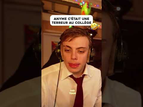 Anyme c'était une terreur au collège 🤣 #anyme #anyme023 #viral