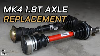 MK4 VW CV Axle Removal and Installation