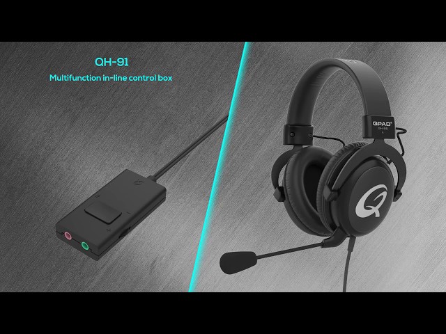 QPAD QH-91 Casque Avec fil Arceau Jouer Noir video