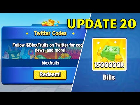 Blox Fruits - All New TWITTER Codes Only for NOOB - Update 20..?