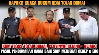 Download lagu KDM ENGGAN CABUT LAPORAN !! NASIB CECEP & EKO DIUJUNG TANDUK ?KDM SUMPAL MULUT PENYIYIR mp3