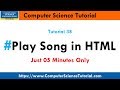 Play Song in HTML