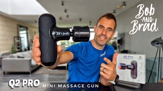 Packs a (HOT & COLD) punch - Introducing the Q2 Pro Mini Massage Gun from Bob and Brad 