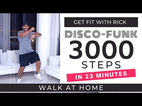 3000 Steps | Disco funk 70s 80s | Fun Walking Workout | Daily Workout At Home