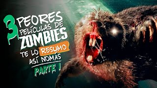 Te Lo Resumo | 3 Películas de Zombies Así Nomás