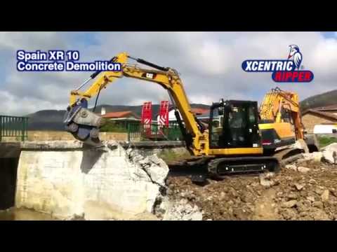 Spain XR10 -Xcentric Ripper better then hydraulic breakers hammers