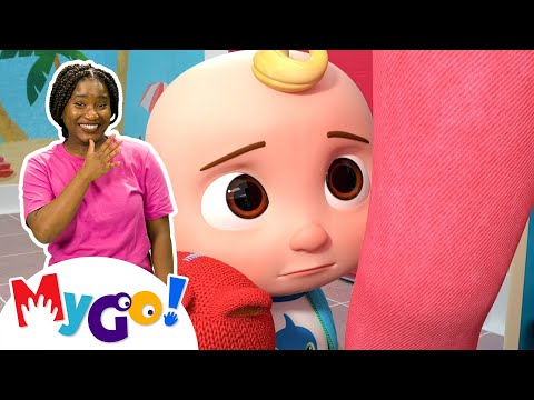 開學第一天 | MyGo!孩子們的手語 | CoComelon - 兒歌 | ASL (First Day of School | MyGo! Sign Language For Kids | CoComelon - Nursery Rhymes | ASL)