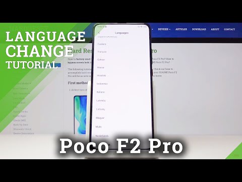 How to Change Language in XIAOMI Poco F2 Pro – Language Settings