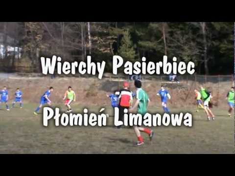 Sparing Juniorów: Wierchy Pasierbiec - Płomień Limanowa (25.03.2012r.)