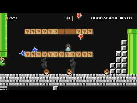 【有野課長の冒険】最後はやはりクッパと･･････ by CWU-01P - Super Mario Maker - No Commentary 1bs