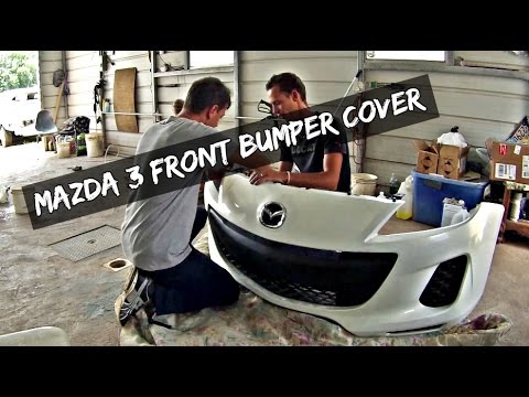 Mazda 3 Front Bumper Cover Disassembly Time Lapse  Mazda 3 2010 2011 2012 2013