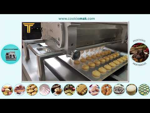 TMAK Profiterol Makinesi - TMAK Profiterole Machine (Mini CookieMAK)