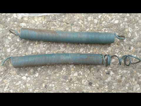 Auswechseln von alten Garagentorfedern