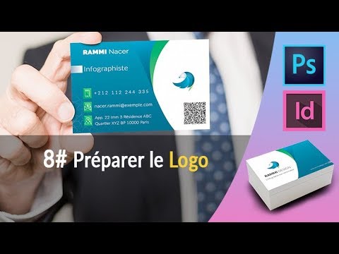 Photoshop et Indesign CC Création des cartes de visite