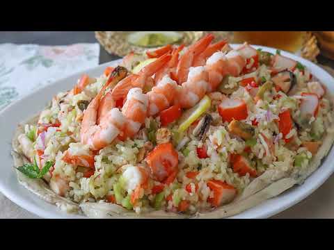 ENSALADA de arroz al estilo marinero