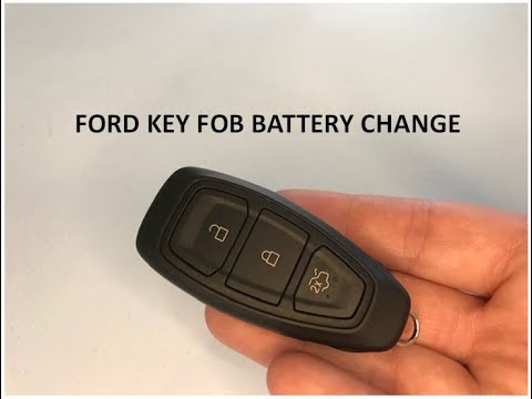 Ford Kuga Puma Key Fob Battery Replacement