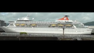 BALMORAL CRUISE SHIP docks in Belfast