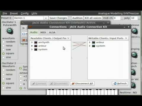 AmSynth Virtual Keyboard