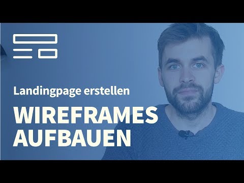 Landingpage Konzept: Wireframes erstellen und Inhalte aufbauen - Teil 3