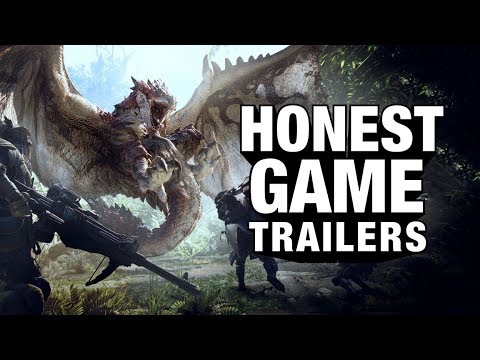 MONSTER HUNTER WORLD (Honest Game Trailers) Video