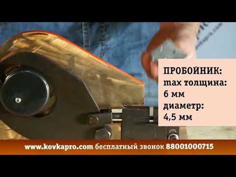 Гильотина-пробойник из набора для холодной ковки STALEX W2