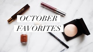 October Favorites 2016