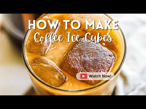How to Make Coffee Ice Cubes