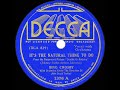1937 HITS ARCHIVE: It’s The Natural Thing To Do - Bing Crosby