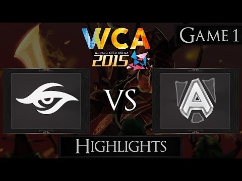 Dota 2 Team Secret vs Alliance | WCA 2015 Highlights