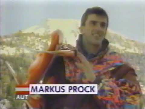 1992 Men's Luge Albertville, France Final runs