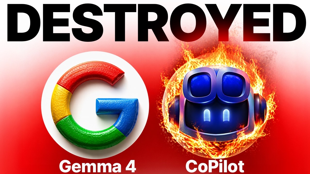 Gemma 4 DESTROYS Github Copilot?