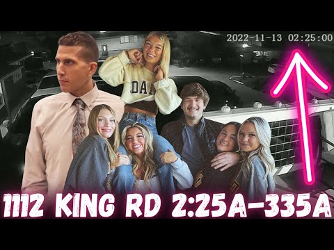 🚨NEW! Idaho Student Murders Raw Footage! 1112 King Road 2:25A-3:35A | Bryan Kohberger Case Files
