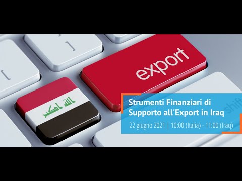 , title : 'Strumenti Finanziari di Supporto all'Export in Iraq'