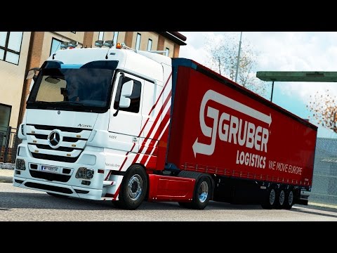 ETS 2 1.25 ProMods 2.11 Mercedes Benz Actros MP3 Budapest - Wien