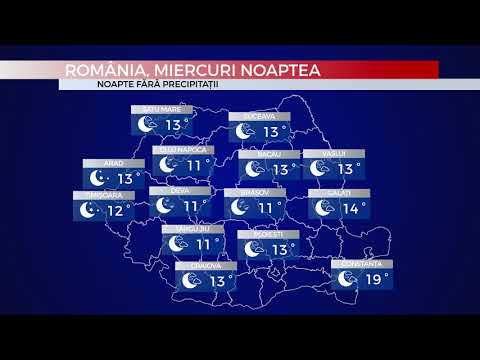 Mediafax Meteo 16 Iulie - Cresc ușor temperaturile, ploile se restrâng