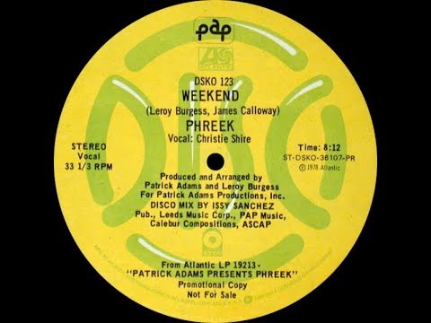 Phreek - Weekend (12" Original Mix Version) 1978