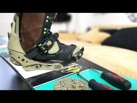 Snowboardbindung richtig einstellen / montieren