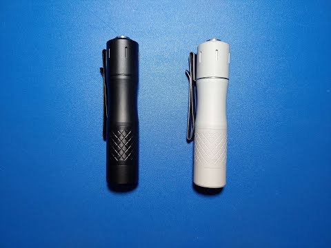 NLightD E1 - Flashlight review (LED) - SFT25R & Nichia 219B  - AA/14500