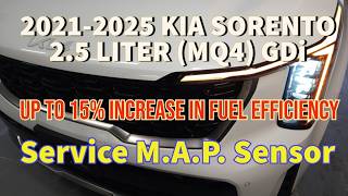 2021-2025 KIA SORENTO (MQ4) 2.5L (GDi) Service bad Manifold Absolute Pressure (MAP) Sensor